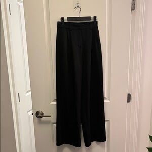 Elegant Black Women's Wide-Leg Pants